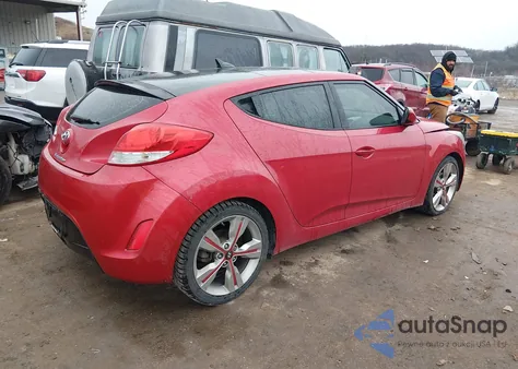 2017 Hyundai Veloster Value Edition из США, поврежденный, VIN KMHTC6AD1HU316905
